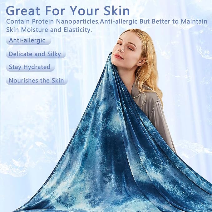 Topcee Cooling Blanket for Hot Sleepers and Night Sweats, 100% Oeko-Tex - Image 2