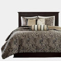 Madison Park Quilt Traditional Damask Design All Season, Lightweight Coverlet by MADISONPARK