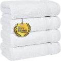 Cotton Paradise Hand Towels for Bathroom, 100% Cotton Turkish 4 Piece Hand by UNITEDHOMETEXTILE