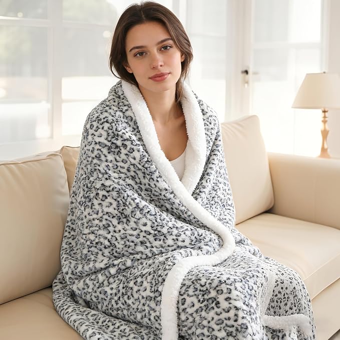 Electric Heated Blanket Full Size 72"x84", Ultra-Soft Plush by Soypipo
