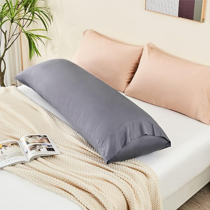 BEDELITE Body Pillow Cover, Rayon Made from Bamboo, Cooling Body Pillow - Image 8