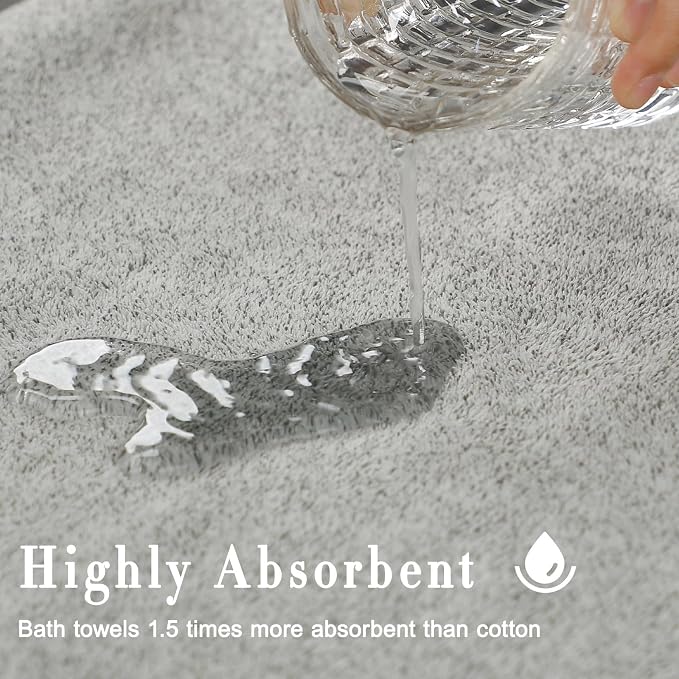 SEISSO Bath Towels, Extra Absorbent & Quick Drying Towels - Image 4
