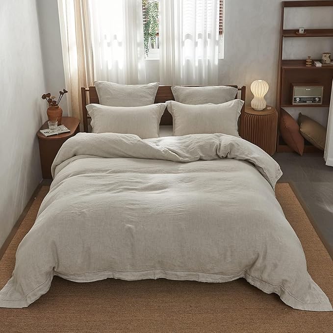 Simple&Opulence 100% Washed Linen Duvet Cover by SimpleOpulence