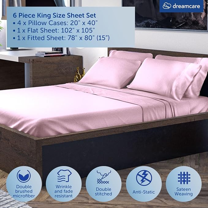 DREAMCARE Queen Sheet Set - Image 6