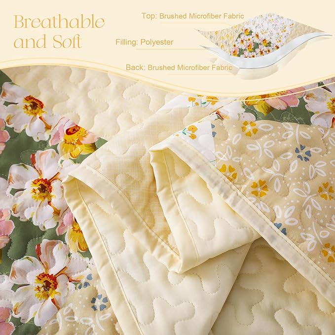 Exclusivo Mezcla Reversible Boho Quilts King Size - Image 4