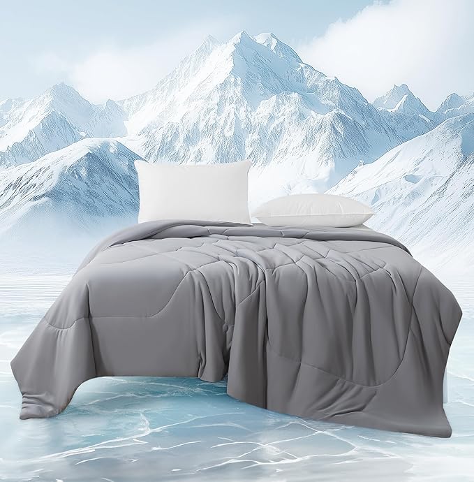MASVIS Cooling Blankets for Hot Sleepers, Luxury Lightweight Cozy Soft Throw by MASVIS