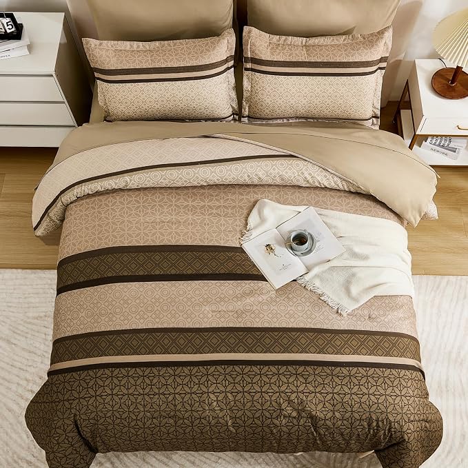 WONGS BEDDING Twin Comforter Set 6 Pieces, Soft Lightweight Micorfiber Bedding - Image 4
