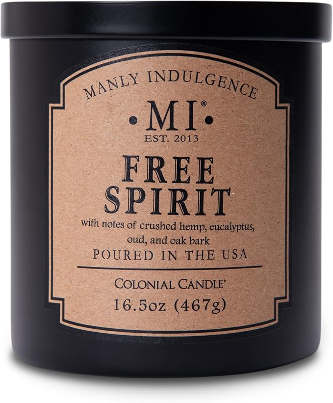 Manly Indulgence Free Spirit Scented Candles by ManlyIndulgence