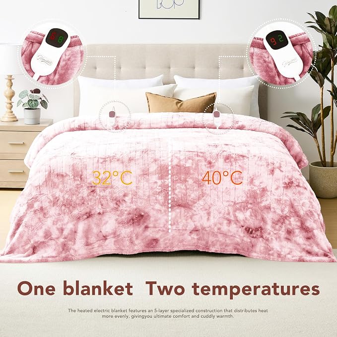 Homemate Electric Heated Blanket Queen Size - Image 8