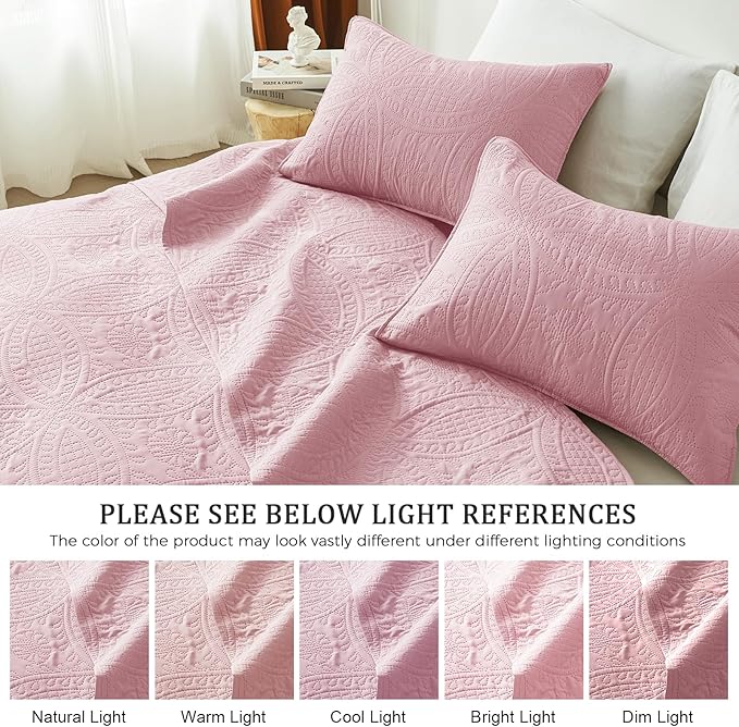 akkialla King/Cal King Quilt Set, Soft Microfiber Coverlet - Image 5