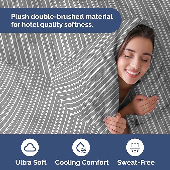 Duvet Cover Queen Size Set - Image 3