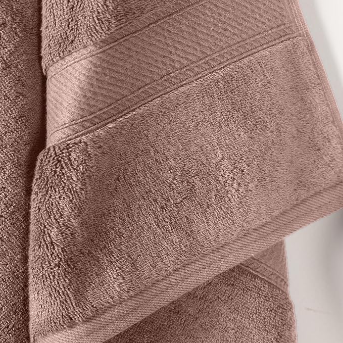 Superior Egyptian Cotton Pile Bath Towels, Ultra Soft Luxury Towel, Thick Plush - Image 8