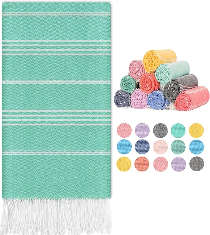 Turkish Beach Towels Swim Towel Long Lounge Chair Accessories Oversized Sand by ANTFUNYgivesmorechoices