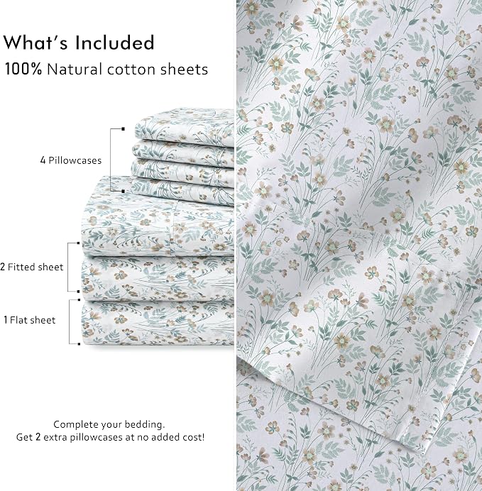 RUVANTI 7 Pcs Cotton Sheets - Image 4