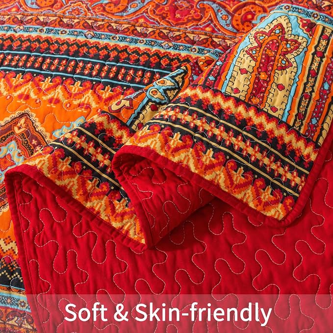 BEDIFANY Cotton Twin Size Bedspreads Set - Image 4