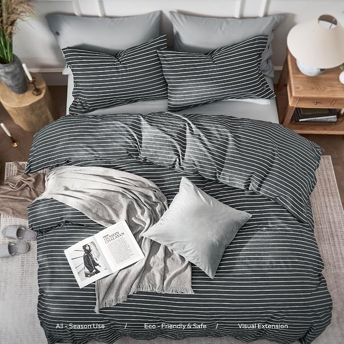 JELLYMONI Cotton Duvet Cover Twin Size - Image 8