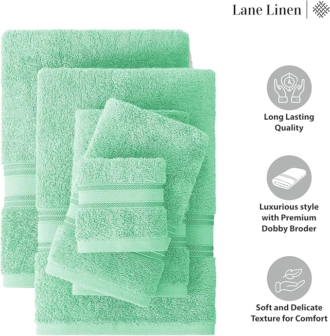 LANE LINEN Luxury Bath Towels Set - Image 6