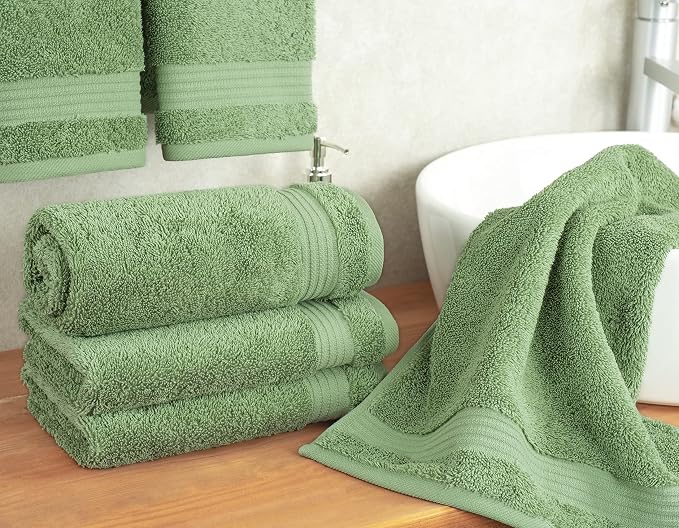 Cotton Paradise Hand Towels for Bathroom, 100% Cotton Turkish 4 Piece Hand - Image 2