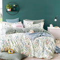 LEMIROE Floral Cotton Comforter Queen Size by LEMIROEBEDDING