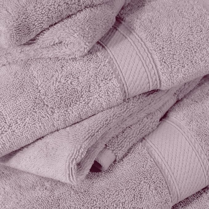SUPERIOR Egyptian Cotton Pile 6 Piece Towel Set, Includes 2 Bath, 2 Hand - Image 8
