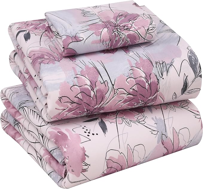 RUVANTI 100% Cotton Sheets – Twin Size Percale Bedding, Cooling & Breathable by Ruvanti