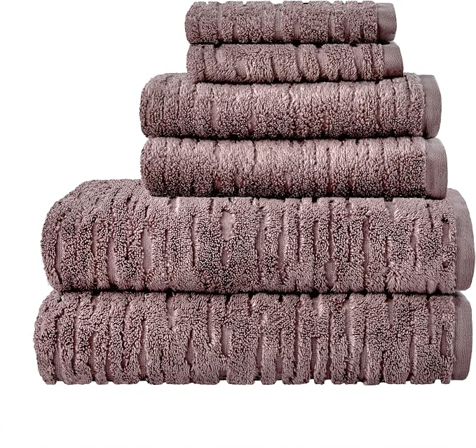 SKL Home CloudSoft Cotton Luxury 2-Piece Hand Towel Set, Soft Plum - Image 5