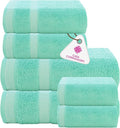 CASA COPENHAGEN Solitaire 6Pcs 100% Egyptian Cotton Large Designer Towels Gift by CASACOPENHAGEN