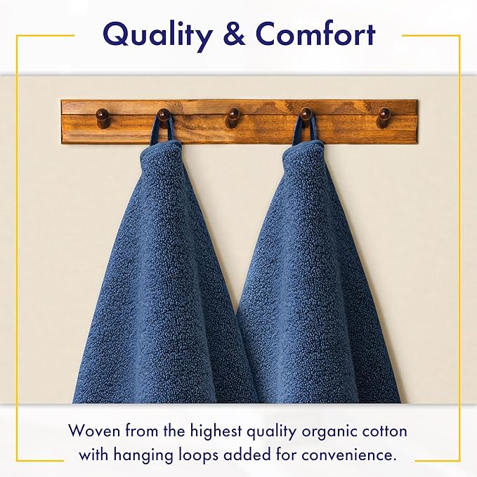 Alusa Home 100% Organic Zero-Twist Cotton Towels - Image 4