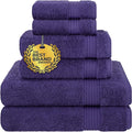 Cotton Paradise 6 Piece Towel Set, 100% Cotton Soft Absorbent Turkish Towels by UNITEDHOMETEXTILE