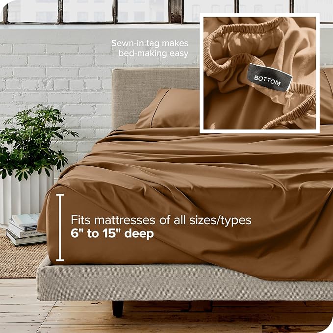 Bare Home Twin XL Sheet Set - Image 5