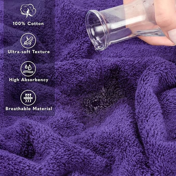 American Soft Linen 100% Cotton 600 GSM Turkish 40x80 Oversized Bath Towel Sheet - Image 4