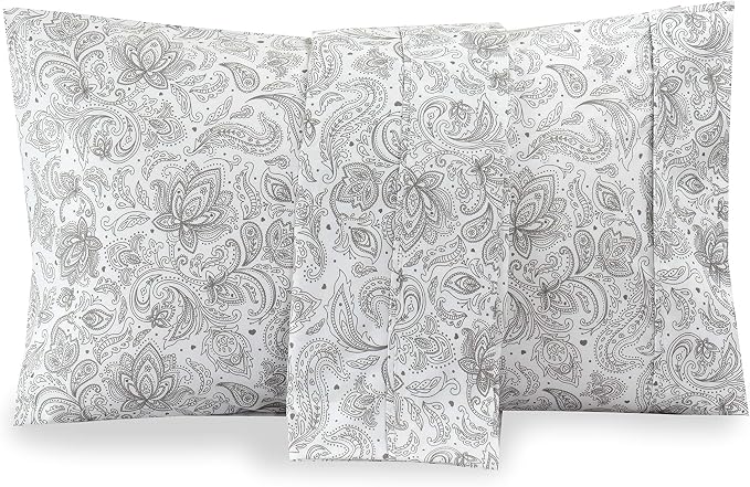 Elegant Comfort Paisley Pattern Pillowcase, 1500 Premium Hotel Quality - Image 2