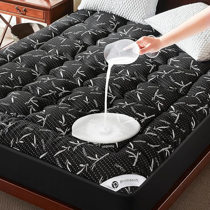 PRIMESOFT 100% Waterproof Twin XL Size Mattress Topper, Thick Pillow Top by Primesoft