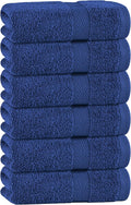 White Classic Navy Hand Towels for Bathroom Cotton Hand Towel Bulk for Gym by WhiteClassic