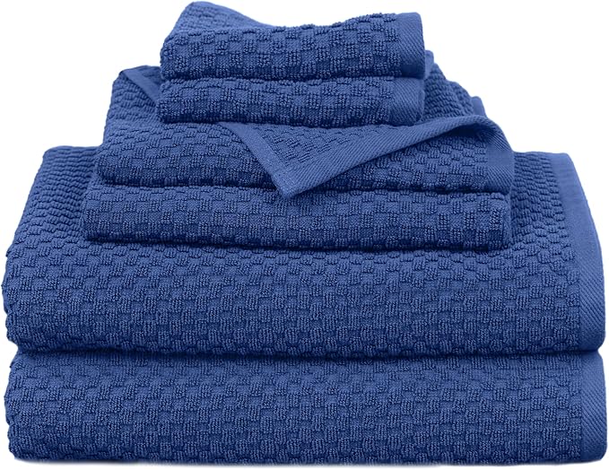 COTTON CRAFT Waffle 6 Piece Towel Set by COTTONCRAFT