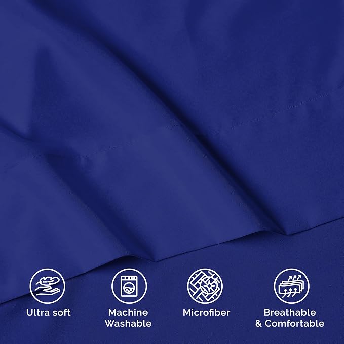Elegant Comfort Wrinkle-Free 1500 Premier Hotel Quality 1-Piece Flat Sheet - Image 7