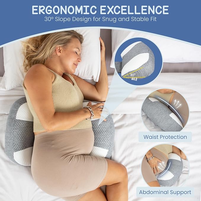 Plus Sized Pregnancy Pillow for Sleeping - Image 4