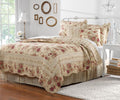 Greenland Home Antique Rose 100% Cotton Heirloom-Quality Quilt Set, 5-Piece by GreenlandHome