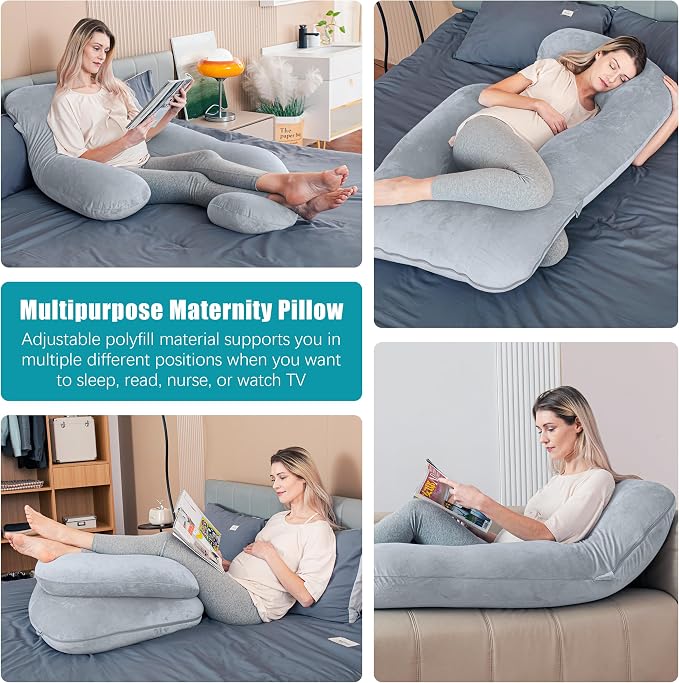 Cute Castle Pregnancy Pillows, Soft U-Shape Maternity Pillow - Image 7