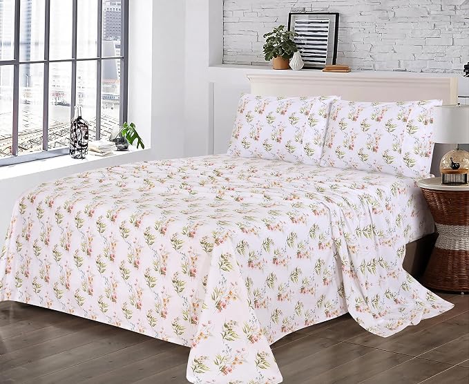 RUVANTI 100% Cotton Sheets – Full Size Percale Bedding, Cooling & Breathable - Image 8