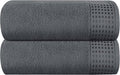 GLAMBURG 100% Cotton Oversized 2 Pack Bath Sheets 35x70, Ultra Soft Highly by GLAMBURG