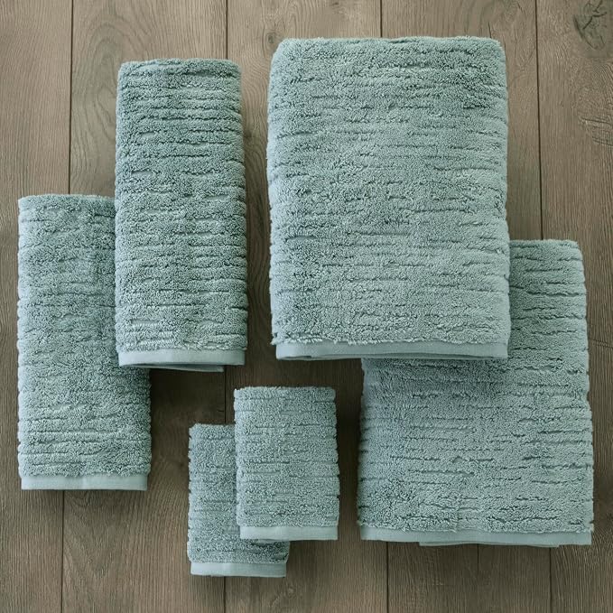SKL Home CloudSoft 100% Cotton Luxury 6-Piece Towel Set, 600 GSM, Ultra Plush & - Image 2