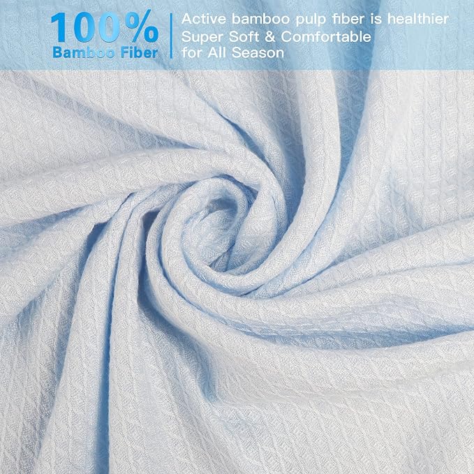 AmyHomie Cooling Blanket King Size, 100% Rayon Derived from Bamboo, Cool Summer - Image 2