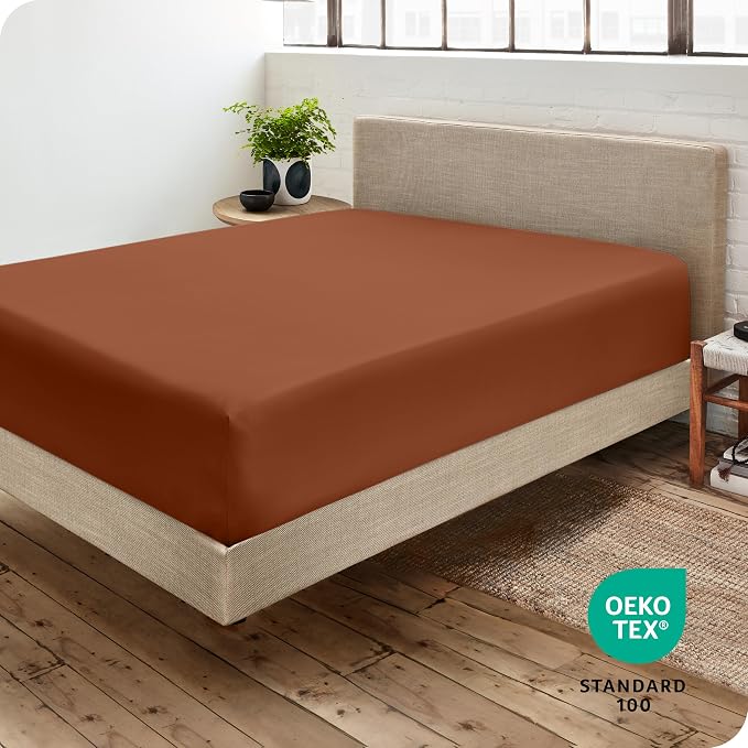 Bare Home Fitted Bottom Sheet Queen Size - Image 4
