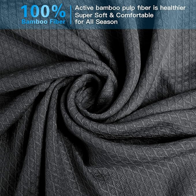 AmyHomie Cooling Blanket King Size, 100% Rayon Derived from Bamboo, Cool Summer - Image 4