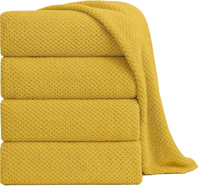 Smuge Extra Large Bath Towel Sheet Set 35x70 Inches by Smuge