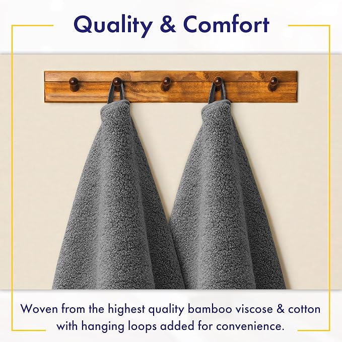 Alusa Home Ultra Soft & Plush Viscose from Bamboo Bath Towels - Image 4