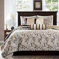 Madison Park Quilt Traditional Damask Design All Season, Lightweight Coverlet by MADISONPARK