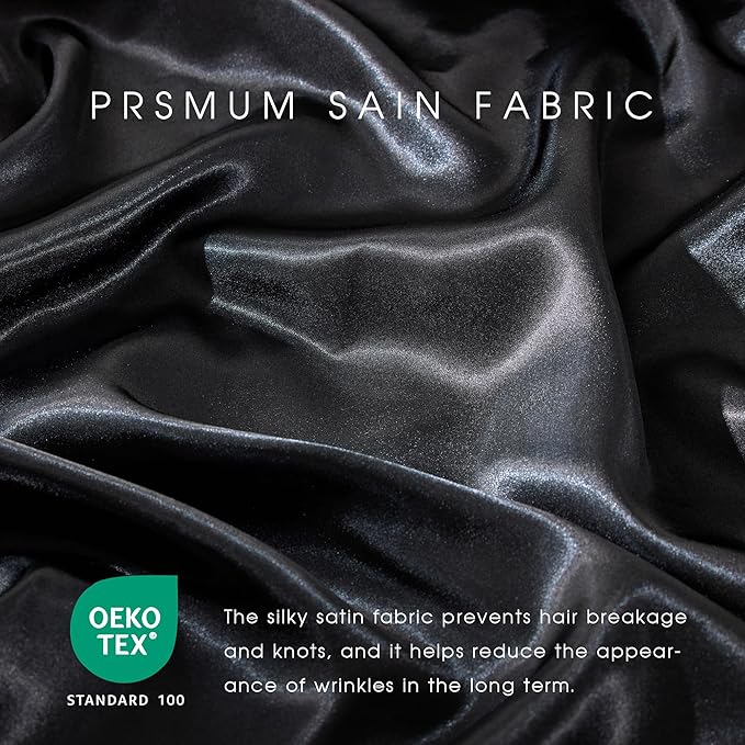 FreshCulture Satin Sheets Twin Size Bed Set - Image 5