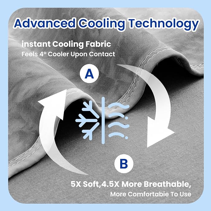Topcee Cooling Blanket for Night Sweats Decorative Tie Dye，Absorbs Heat to Keep - Image 5